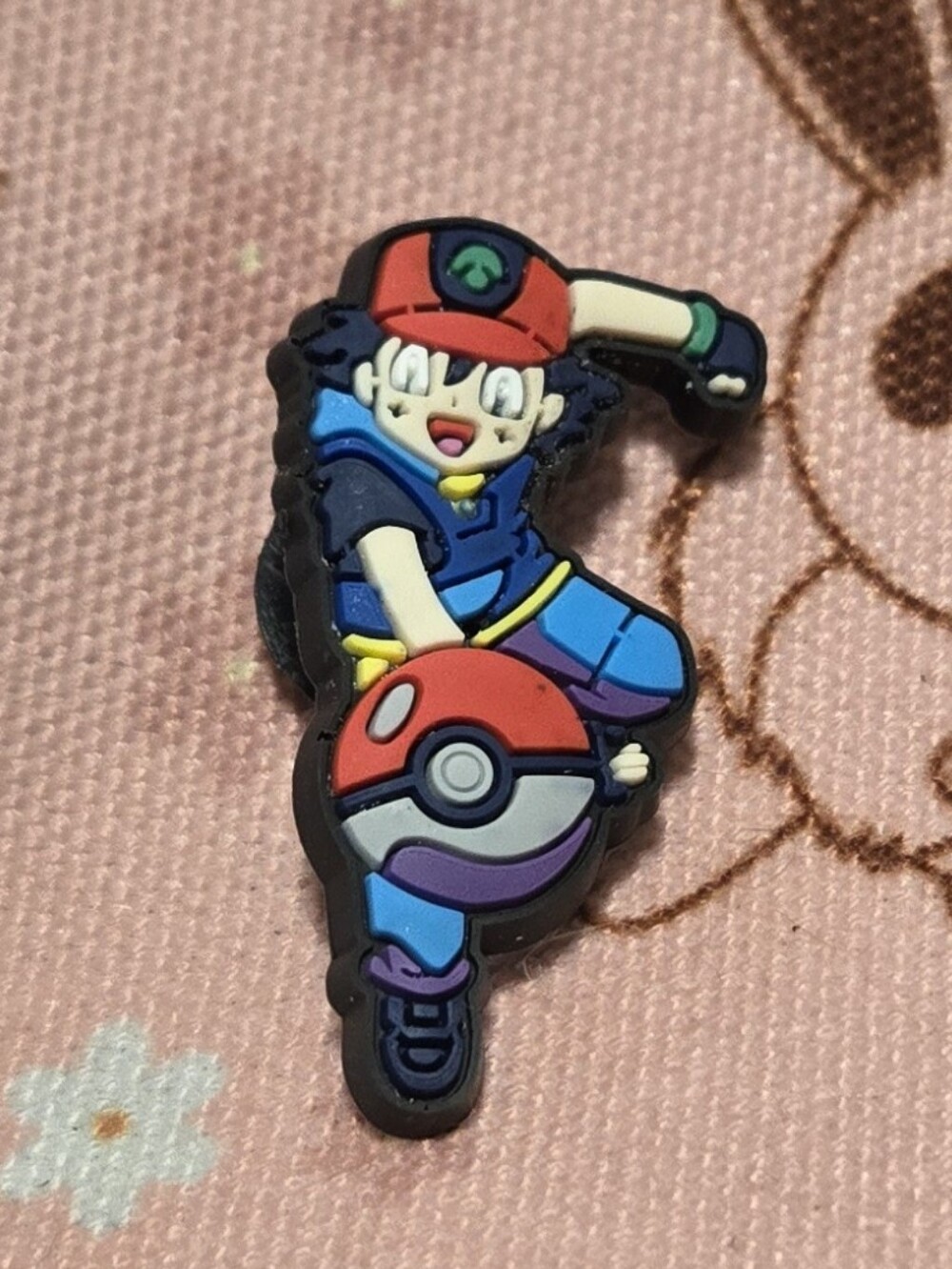3/$10 Ash Ketchum Pokémon Jibbitz Croc Charm